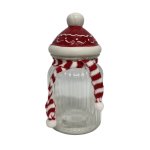 Storage Jar Glass 950ML With Hat
