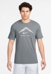 Nike Dri-fit Tee Trail Logo - Smoke Grey