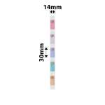 NB156 - - D11 D101 D110 H1S - 14X30MM - 210 Cute Corgi Labels