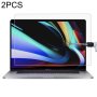 2 Pcs For Macbook Pro 16 Inch 9H Laptop Screen Tempered Glass Protective Film