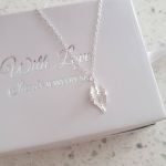 C1394 - 925 Sterling Silver Leaf Necklace