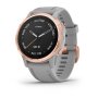 Garmin Fenix 6S Sapphire - Rose Gold-tone With Powder Gray Band