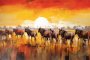 Canvas Wall Art - Magical Serengeti By Vibrant Serenades Captiv - A1648 - 120 X 80 Cm