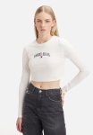 Tommy Hilfiger Tjw Baby Crop Essential Logo Long Sleeve - Ancient White