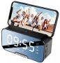 Portable Bluetooth Speaker With Alarm Clock