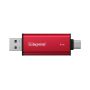 Kingston Dual Portable Solid-state Drive 1 Tb USB Type-a And Type-c