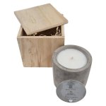Mockana Scented Candle Cement Vessel Lemongrass