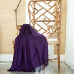 Melody - Herringbone Touch Grape - 150 X 200 Cm
