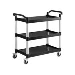 Plastic Tea Trolley 3 Tier -no Bins