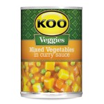 Koo Mixed Vegetable Curry 420G