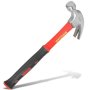Tork Craft Hammer Claw 570G 20OZ Fibreglass Handle 295MM & Full Polished Head