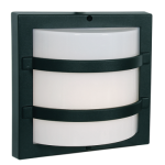 Grid Bulbhead Die Cast Poly Cover IP44 1X60W Es