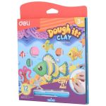 ED75130 Plasticine 12 Colour Net Weight: 240G Assorted – 6935205388445