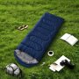 Cofit Lightweight Sleeping Bag For Adults - Synthetic Fiber Insulation Pure Cotton Fabric Ideal For Backpacking Camping & Hiking Warm Zippered Rectangular Shape Outdoor Sleeping Bag