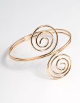 Goldair Gold Swirl Arm Cuff