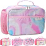 Rhcpfovr Kids Lunch Bag - Insulated Lunch Box For Boys Girls Washable Lunch Bag And Reusable Toddler Leak-proof Lunchbox For Sch
