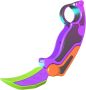 3D Printed Gravity Claw Knife Fun Plastic Edc Carrot Fidget Toy