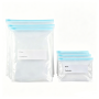 25 Pack Reusable Slider Food Storage Bags 10 Large And 15 Medium