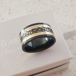 Joshua Men's Stainless Steel Band Ring Sizes 9-12 - Size 12