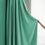 Ready Made Taped Blockout Curtain Duck Egg - 600X230