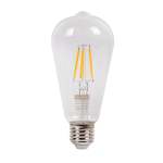 4W E27 LED Filament Pear Bulb Warm White 3000K Dimmable
