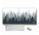 Misty Forest Full Desk Coverage Gaming And Office Mouse Pad