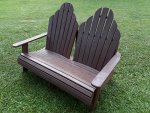 Recycled Plastic Furniture – Adirondack Chair – Double