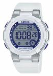 LORUS Sports White Rubber Strap Digital Men's Watch R2359KX9