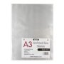 Archival Box Sleeve Pack A3 10 X Clear No Ring Binder Holes