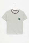 PoP Candy Striped Tee - Grey