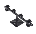 Fence Pole -6LINE Low Profile Black