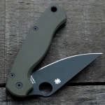 Spyderco Para Military 2 SCALES Agent Series Clip Side Liner Delete Od Green Anodized