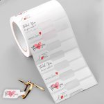 500 Pcs roll Blank Price Tags Stickers For Jewelry Self-adhesive Display Labels With Plant Flower Pattern For Rings Necklaces &