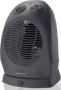 Mellerware Plastic Oscilating Floor Fan Heater With 2 Heat Settings 2000W Graphite