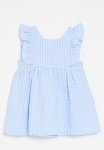 PoP Candy Frilled Gingham Dress - Blue