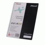 Rexel : A5 Feint Ruled Perforated Notebook - Black