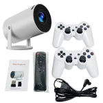 Gaming & Android Smart Tv Projector 4K-WITH 2 Wireless Game Controllers-gc