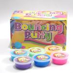 Assorted Colors Neon Bouncing Putty Set Of 6