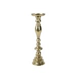 Candle Holder Aluminium 11.5X11.5X40.75CM - Gold