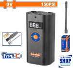 Air Compressor Auto Tire Pump 6L Per Min 8 Volts Cordless Wadfow WAAM572