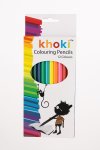 Khoki 12 Colour Colouring Pencils