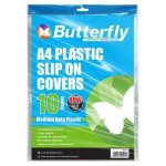 Butterfly A4 Plastic Slip On Covers 10 Pack