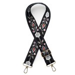 Boho Ethnic Nylon Portable Wide Strap Multifunctional Replacement Adjustable Strap Bag Strap Bag Accessories