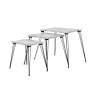 Coffee Tables 3 Layers Black And White