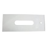 Acrylic Cake Smoother Flat Side