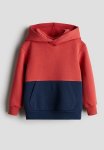 Brushed-inside Hoodie - Red