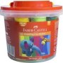 Faber-Castell Modelling Clay - 10 Colours In A Bucket 500G