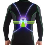 LED Reflective Running Vest Lights For Runners Running Lights With Front Light Safety USB Rechargeable Reflective Night Lights F