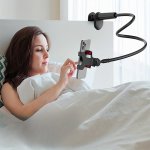 Long Arm Gooseneck Phone Holder For Iphone 15 Pro Max 12 13 14