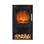 Free Standing Electrical Fireplace 3D Flame 1800W